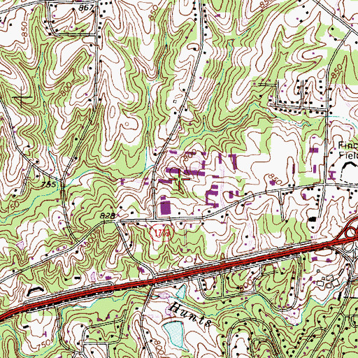 Topographic Map of Brummels (historical), NC