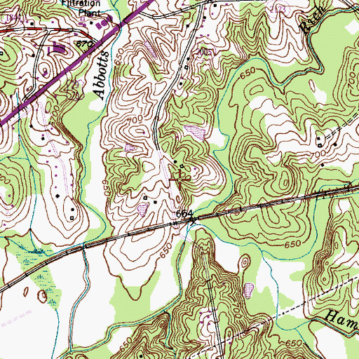 Topographic Map of Jimes (historical), NC