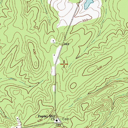 Topographic Map of Poplar Hill (historical), NC