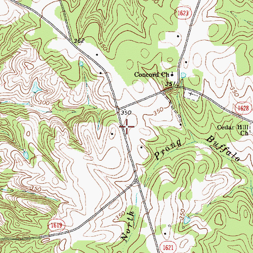 Topographic Map of Abecrumby (historical), NC