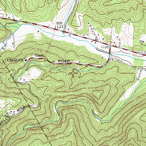 Topographic Map of Hunting Creek (historical), NC