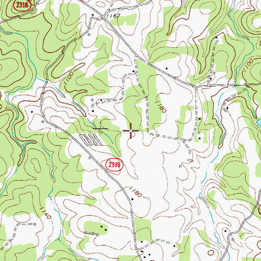 Topographic Map of New Castle (historical), NC