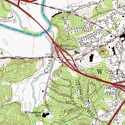 Topographic Map of Robinet (historical), NC