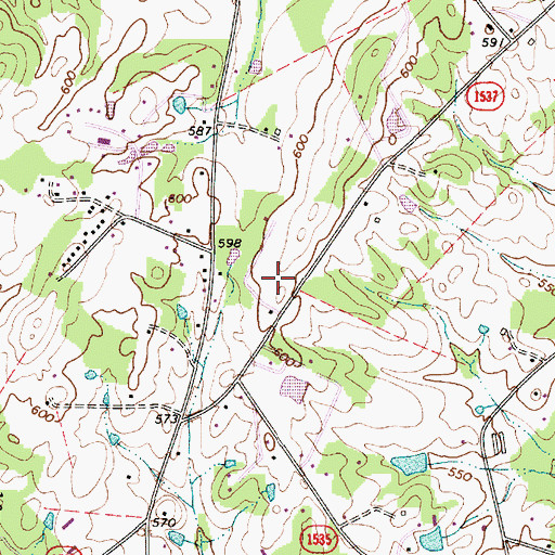 Topographic Map of Rockhill School (historical), NC