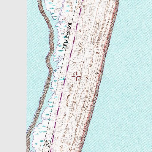 Topographic Map of National Park Service Headquarters, NC