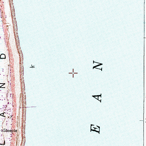 Topographic Map of National Park Service Headquarters, NC