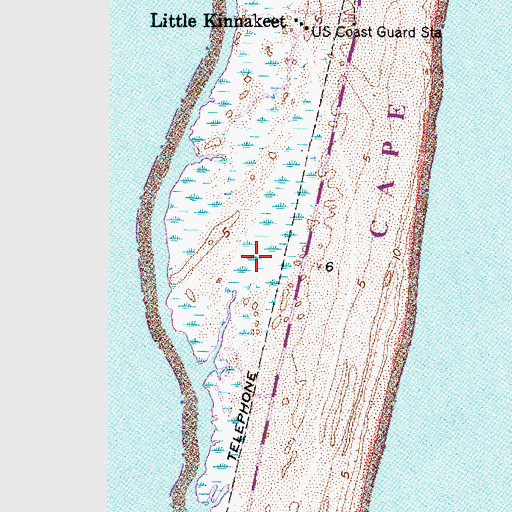 Topographic Map of Bog Opening, NC