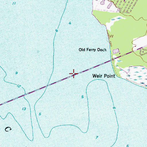 Topographic Map of Blockade Shoal, NC