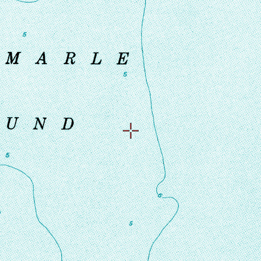 Topographic Map of Colington Island Shoal, NC