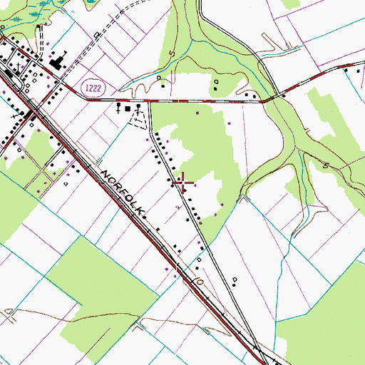 Topographic Map of Morse, NC