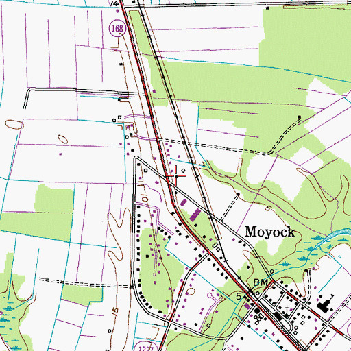 Topographic Map of Arringdale, NC