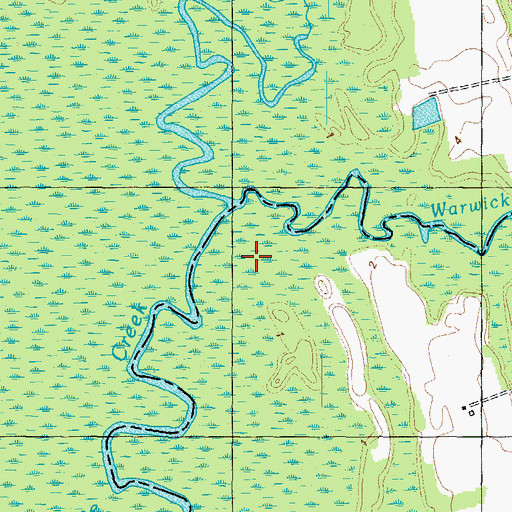 Topographic Map of Indian Old Field (historical), NC