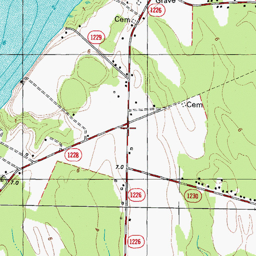 Topographic Map of Mount Rose, NC
