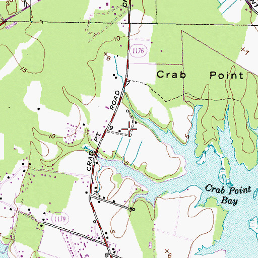 Topographic Map of Sunrise Point, NC