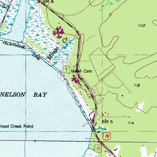 Topographic Map of Park Sealevel Hospital, NC