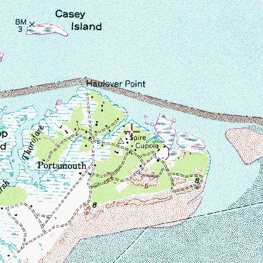 Topographic Map of Life Saving Service Station (historical), NC