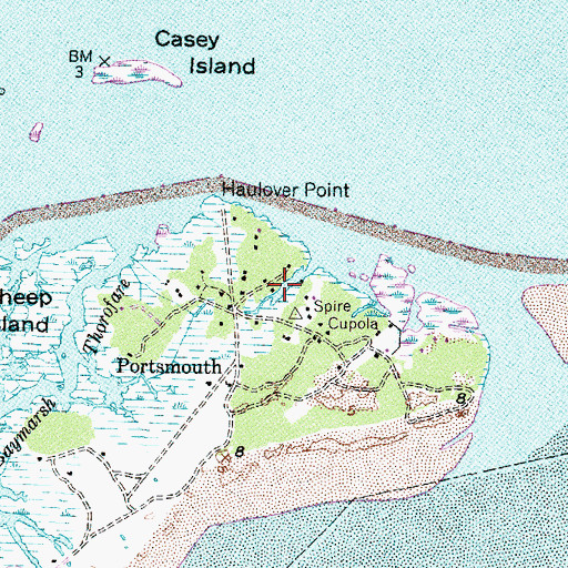 Topographic Map of Methodist Church, NC