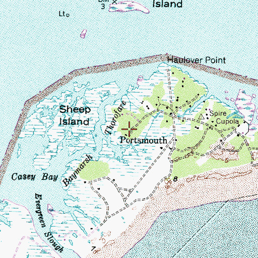 Topographic Map of Schoolhouse, NC