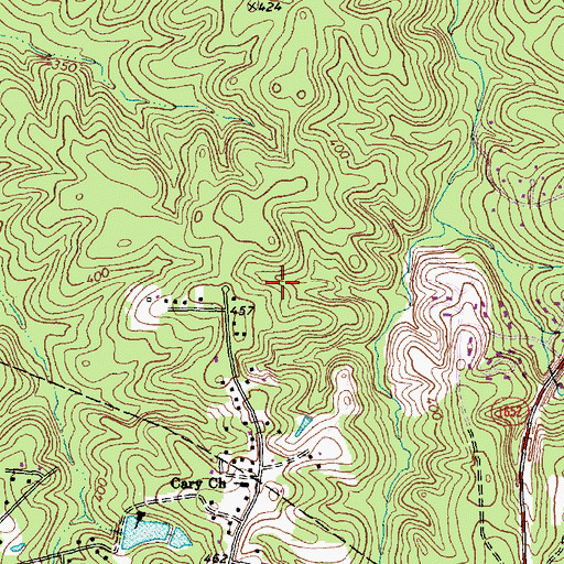 Topographic Map of Blackhawk, NC