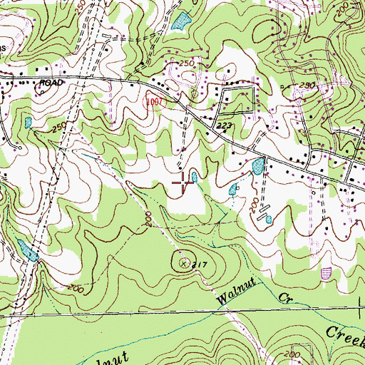 Topographic Map of Eagle Chase, NC