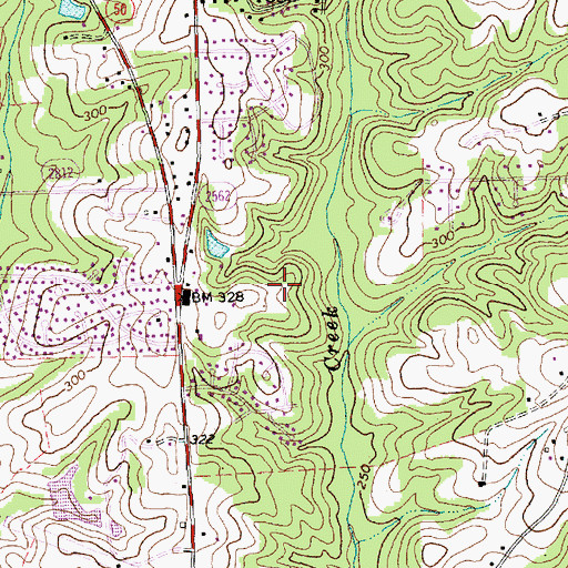 Topographic Map of Forest Landing, NC