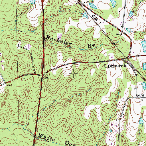 Topographic Map of Brookstone, NC