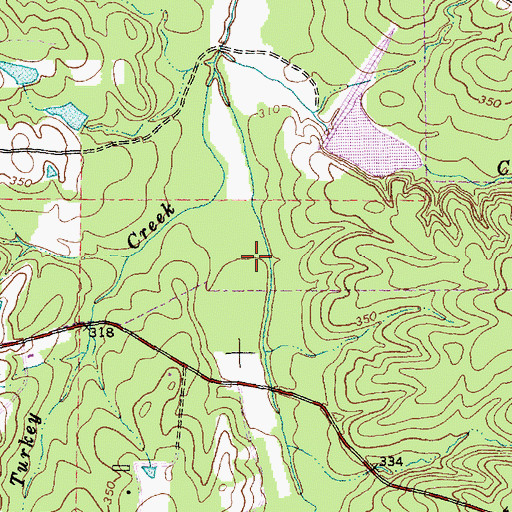 Topographic Map of Preston, NC