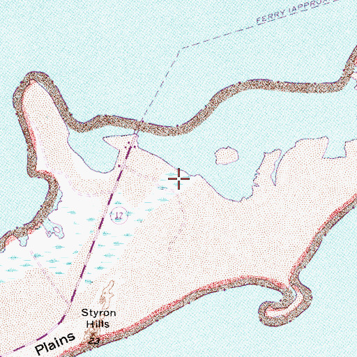 Topographic Map of Point Beach, NC