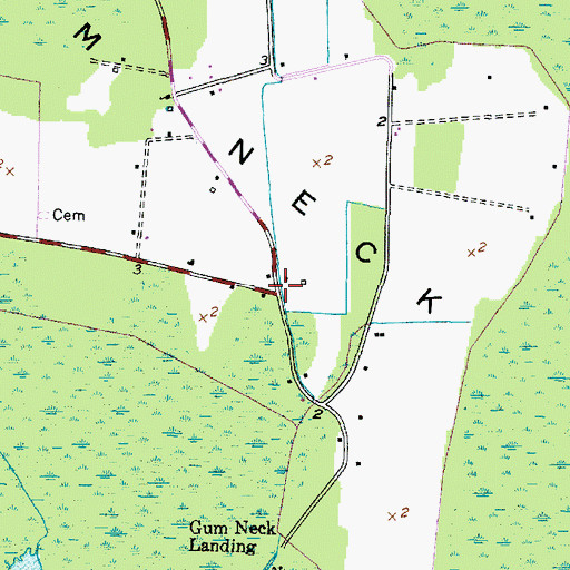 Topographic Map of Swindells Store, NC