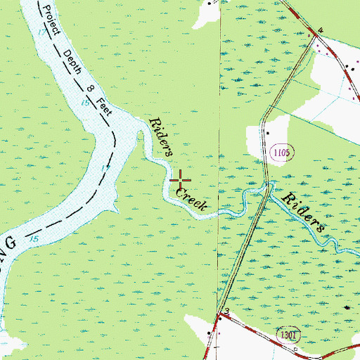Topographic Map of Grinnell Hill, NC