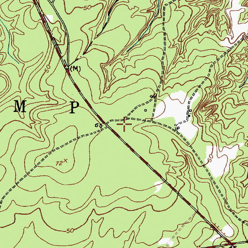 Topographic Map of Dixon Elementary School, NC