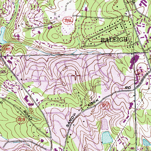Topographic Map of North Haven, NC