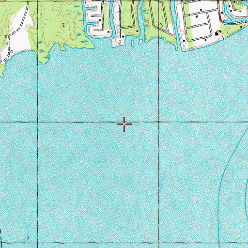 Topographic Map of Batts Island (historical), NC