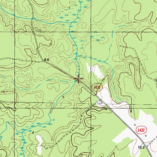 Topographic Map of Sessoms Mill (historical), NC