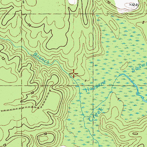 Topographic Map of Dildys Mills (historical), NC