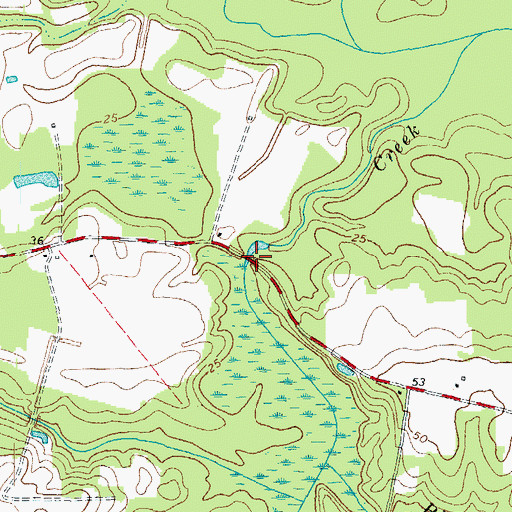 Topographic Map of Livermans Mill (historical), NC