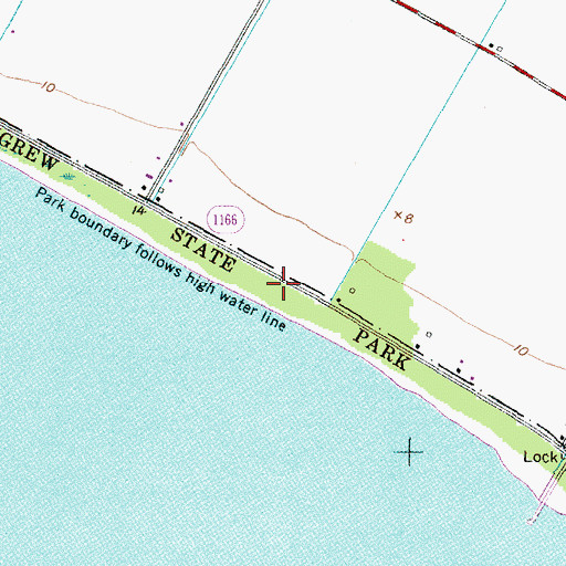 Topographic Map of Pettigrow State Park Information Center, NC