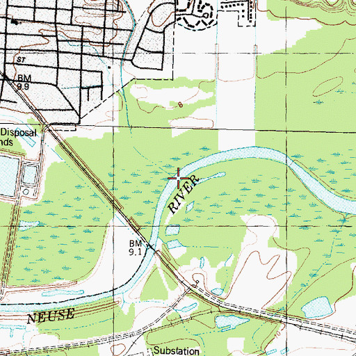 Topographic Map of Adkin Branch, NC