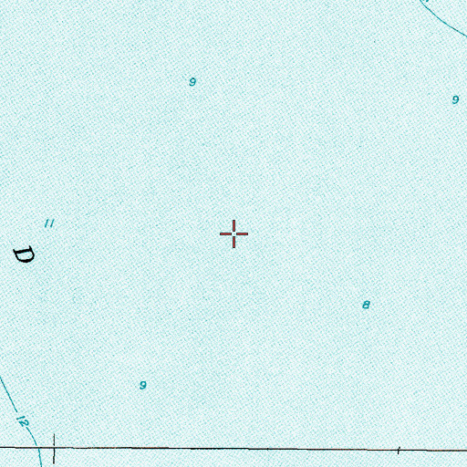 Topographic Map of Fulker Shoal (historical), NC