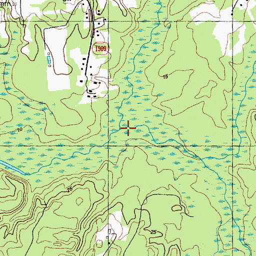 Topographic Map of River Swamp, NC