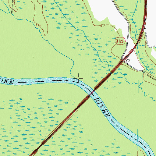 Topographic Map of Canal Gut, NC
