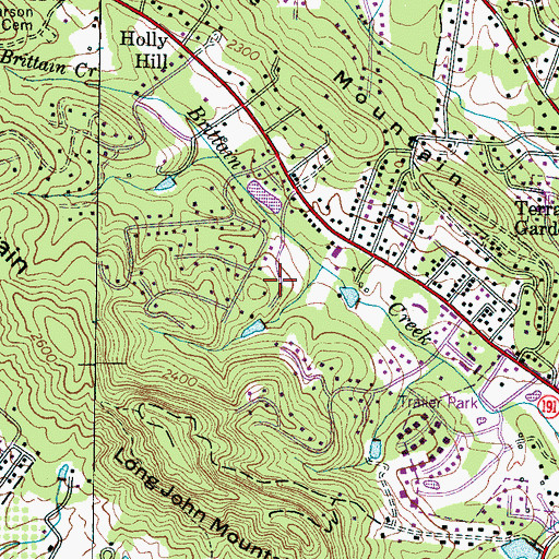 Topographic Map of Essex, NC