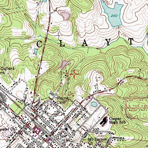 Topographic Map of Starmont, NC