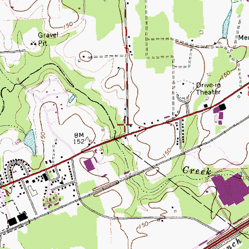 Topographic Map of Fairfield, NC