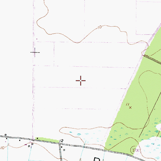 Topographic Map of Chinquapir Ridge, NC