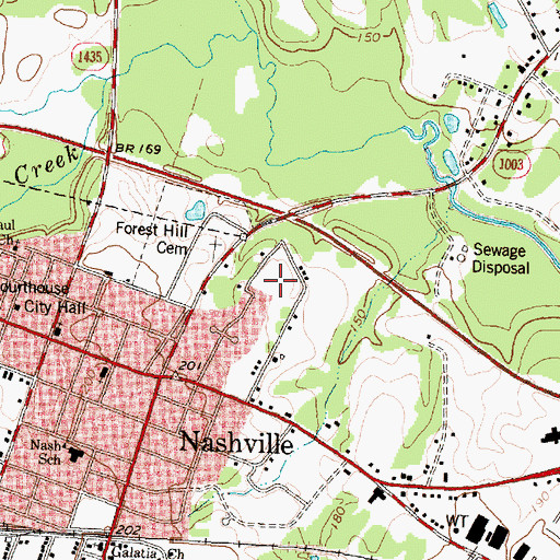 Topographic Map of Sun Valley, NC
