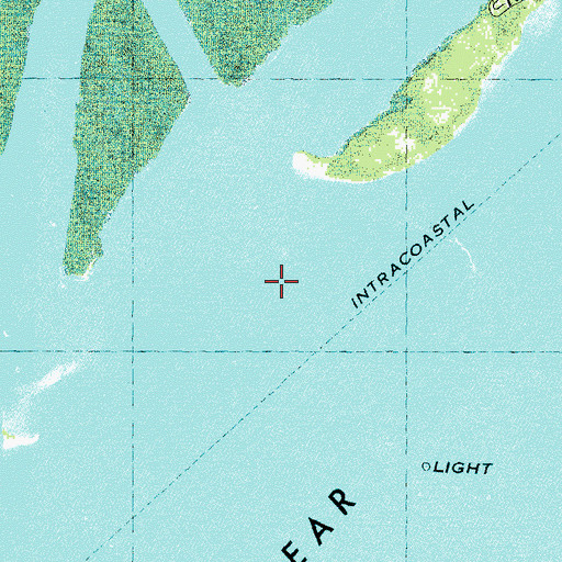 Topographic Map of Horseshoe Shoal, NC