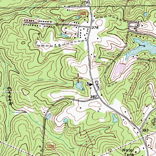 Topographic Map of West Lake Valley, NC