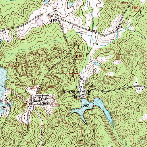 Topographic Map of San-Lee Park, NC