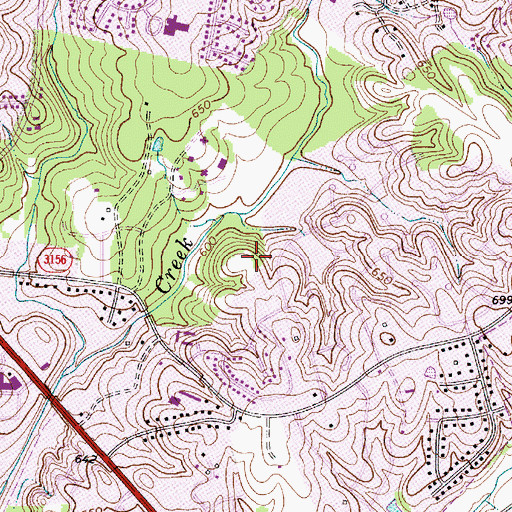 Topographic Map of Thompson Plantation, NC